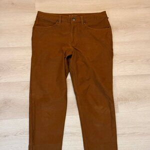 Lululemon ABC Pants - Size 32 - 32" Inseam - Slim fit - Burnt Caramel Color